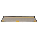 Stair Mats 15 pcs 65x21x4 cm Dark Grey Rectangular Edge 326197