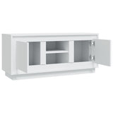 TV Cabinet White 102x35x45 cm Engineered Wood 819860