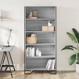 Book Cabinet Grey Sonoma 80x31x169 cm Engineered wood 3295315