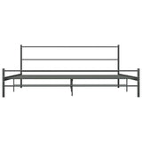 Bed Frame Grey Metal Super King Tough Bed Frame Rectangular 284684