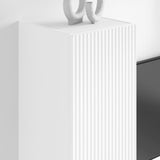 TV Wall Cabinet 2 pcs White 30 x 31 x 100 cm Engineered Wood 892310