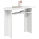 Console Table with Storage High Gloss White 100 x 39.5 x 75 cm 8001162