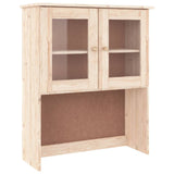 Highboard ALTA 77x35x165 cm Solid Wood Pine 3187773