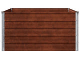 Raised Garden Bed Rusty 100 x 80 x 55 cm corton 8006391