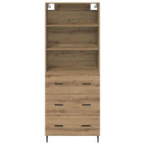 Highboard with Drawer Artisan Oak 69.5 x 34 x 180 cm 3415845