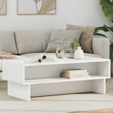 Coffee Table White 100 x 46 x 35 cm Engineered Wood 8000236