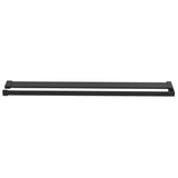 Walk-in Shower Wall with Shelf Black 90x195 cm ESG Glass&Aluminium 3185456