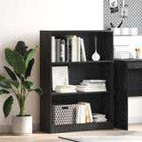 Bookshelf Black Oak 80 x 24 x 109 cm Engineered Wood 875016