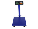 300KG/661lb LCD Digital Personal Floor Postal Platform Scale Blue 64648692