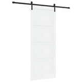 Sliding Door Manual White and black 93 x 232 cm 3333323