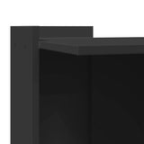 Cat Litter Box Enclosure Black 53x53x51 cm Engineered Wood 857752