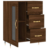 Sideboard Brown Oak 69.5x34x90 cm Engineered Wood 828027