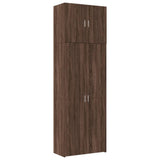 Highboard Brown Oak 80x42.5x249 cm Engineered Wood 3281370