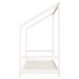 Kids Bed Frame White 2x cm Solid Wood Pine 3200587