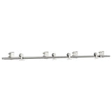 Sliding Door Hardware Kit 200 cm Stainless Steel Silver 3295764