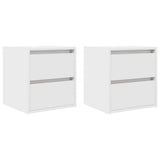 Wall-mounted Bedside Cabinets 2 pcs White 38x34x40 cm 861248
