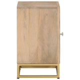 Bedside Cabinet 40x30x50 cm Solid Wood Mango and Iron 372009