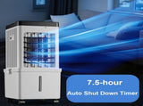 Portable Air Cooler, 12L Evaporative Cooling Fan with Remote, 3 Speed Air Conditioner Unit, 7H 66196818