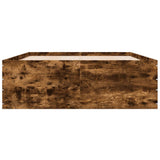Bed Frame without Mattress Smoked Oak 135x190 cm Double 3280948