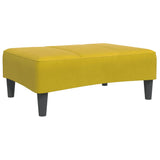 Footstool Yellow 77x55x31 cm Velvet 4007379