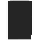 Sink Cabinet Black 40x37x59 cm Engineered Wood 848102