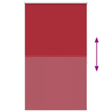 Roller blind blackout 124.4x175 cm Fabric Width 120 cm red 240127