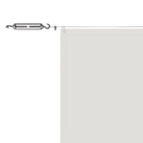 Vertical Awning White 100x1000 cm Oxford Fabric 148162