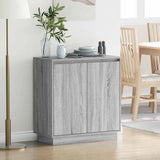 LED Sideboard for Grey Sonoma 71 x 34.5 x 75 cm 869647