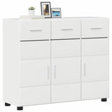 Sideboard FLORIN 88.5 x 30.5 x 73 cm High Gloss White 880315