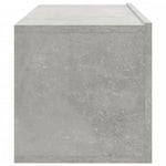 Wall TV Cabinets 2 pcs Concrete Grey 100x30x30 cm Engineered Wood 804548