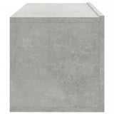 Wall TV Cabinets 2 pcs Concrete Grey 100x30x30 cm Engineered Wood 804548