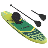 SUP Board with Seat 2-in-1 POSEIDON 366 x 81 x 15 cm Green for 42039133
