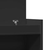 Shoe Cabinet Black 100.5x28x100 cm Engineered Wood 840423