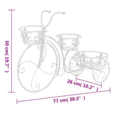 Plant Stand Bicycle Shape Vintage Style Metal 245931