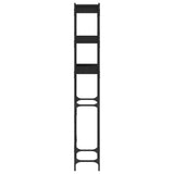 Washing Machine Shelf Black 67x25x163 cm Engineered Wood 838978