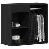 Cosmetic Cabinet Black Oak 80 x 40 x 75 cm Engineered Wood 862787