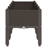 Garden Planter with Legs Brown 160x40x42 cm PP 367905