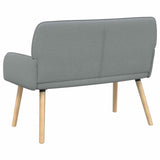2 Seater Sofa with Solid Wood Legs 2-Seater Light Grey 42051030