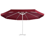 Replacement Fabric for Outdoor Parasol Bordeaux Red 515 cm 312542