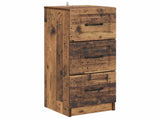 Drawer Cabinet Old Wood 33 x 34.5 x 87 cm Engineered Wood 895773