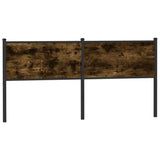 Replace Headboard Smoked Oak 160 cm Engineered Wood and Steel 4007702
