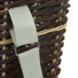 286973 Firewood Backpack with Carrying Belts 44,5x37x50 cm Natural Willow