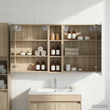 Bathroom Cabinet Set 3 pcs 120 x 14.5 x 70 cm Engineered wood 3403746