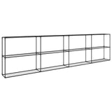 3-Tier Plant Stand Black 400 x 32 x 104 cm Steel 42021343