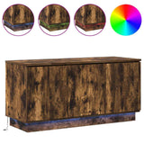 TV Cabinet Smoked Oak 100 x 38 x 49 cm Engineered Wood 869670