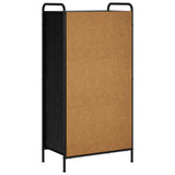 Book Cabinet 55.5 x 33 x 111 cm Engineered Wood Black Oak 8013908