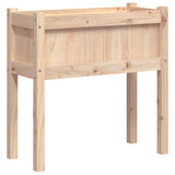 Garden Planter with Legs 70x31x70 cm Solid Wood Pine 837554