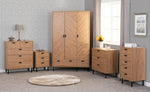 ZNTS Leon 3 Drawer Bedside 100-103-096