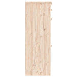 Shoe Cabinet ALTA 77x35x96 cm Solid Wood Pine 353923
