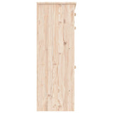 Shoe Cabinet ALTA 77x35x96 cm Solid Wood Pine 353923